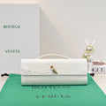 BV Long Clutch Andiamo 31 White Crocodile Calfskin Ghw