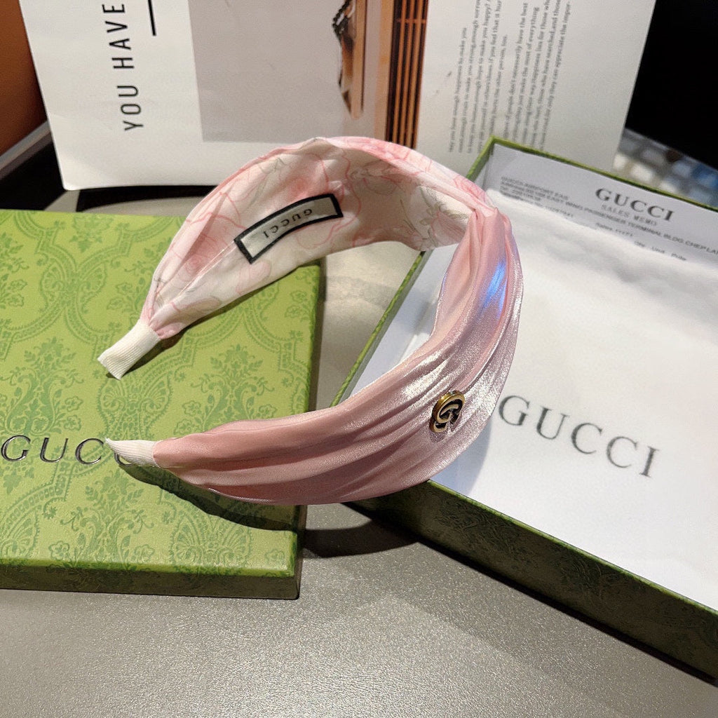 CHIFFON HEADBAND CREPE PINK 429327