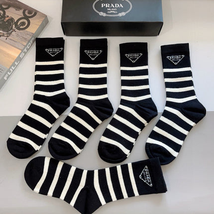 PRADA 26S CREW SOCKS 549153 (1 BOX)
