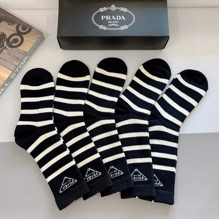 PRADA 26S CREW SOCKS 549153 (1 BOX)