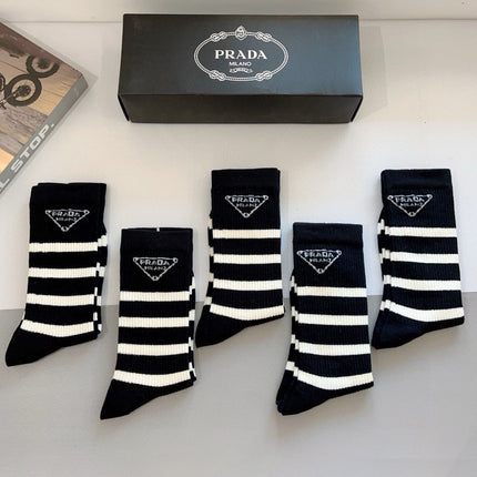 PRADA 26S CREW SOCKS 549153 (1 BOX)