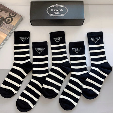 PRADA 26S CREW SOCKS 549153 (1 BOX)
