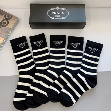 PRADA 26S CREW SOCKS 549153 (1 BOX)
