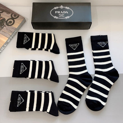 PRADA 26S CREW SOCKS 549153 (1 BOX)