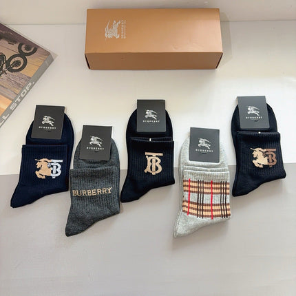 BURBERRY 26S ANKLE SOCKS 154270 (1 BOX)