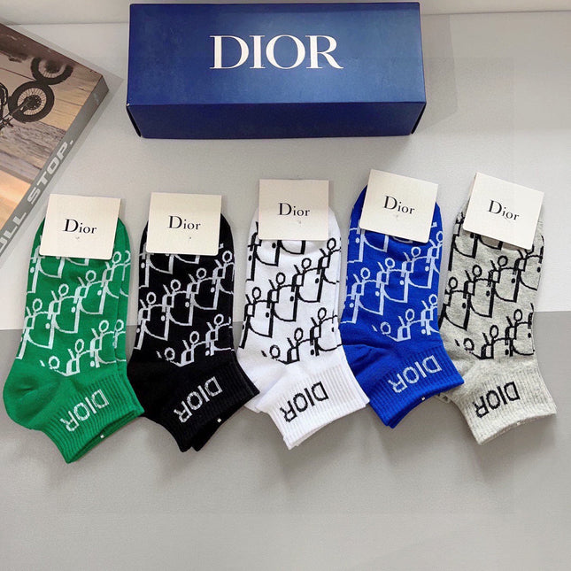 DIOR 26S ANKLE SOCKS 413885 (1 BOX)