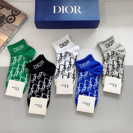 DIOR 26S ANKLE SOCKS 413885 (1 BOX)