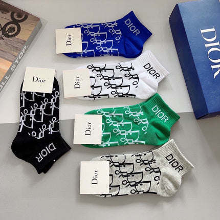 DIOR 26S ANKLE SOCKS 413885 (1 BOX)