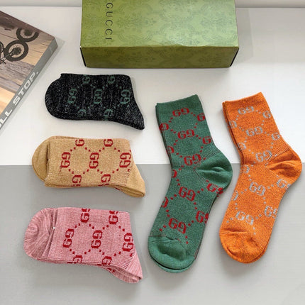 GUCCI 26S CREW SOCKS 398809 (1 BOX)
