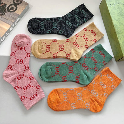 GUCCI 26S CREW SOCKS 398809 (1 BOX)