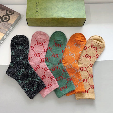 GUCCI 26S CREW SOCKS 398809 (1 BOX)