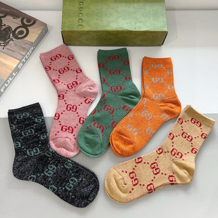 GUCCI 26S CREW SOCKS 398809 (1 BOX)