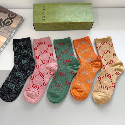 GUCCI 26S CREW SOCKS 398809 (1 BOX)