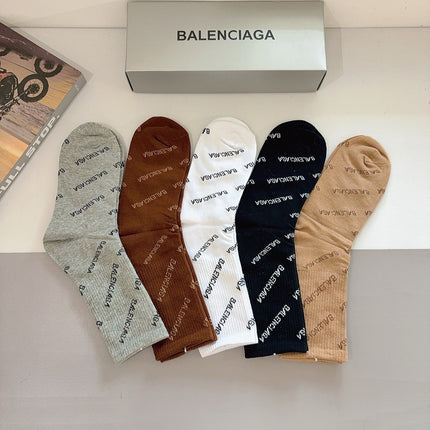 BALENCIAGA 26S CREW SOCKS 224312 (1 BOX)