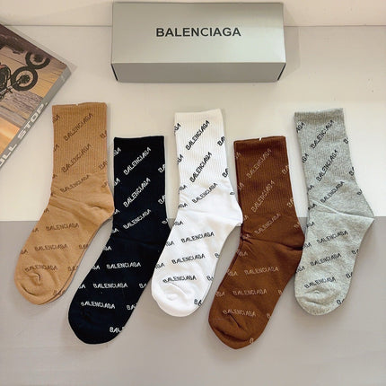 BALENCIAGA 26S CREW SOCKS 224312 (1 BOX)