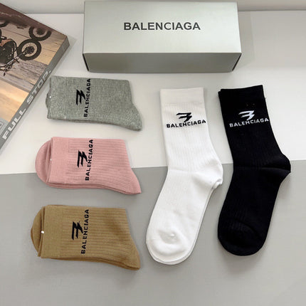 BALENCIAGA 26S CREW SOCKS 415762 (1 BOX)