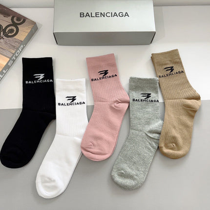 BALENCIAGA 26S CREW SOCKS 415762 (1 BOX)