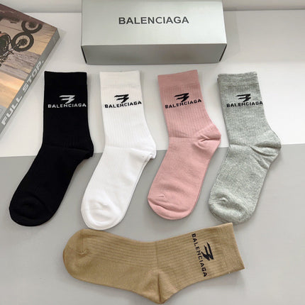 BALENCIAGA 26S CREW SOCKS 415762 (1 BOX)