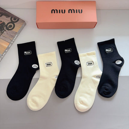 MIUMIU 26S ANKLE SOCKS 417789 (1 BOX)