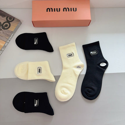 MIUMIU 26S ANKLE SOCKS 417789 (1 BOX)