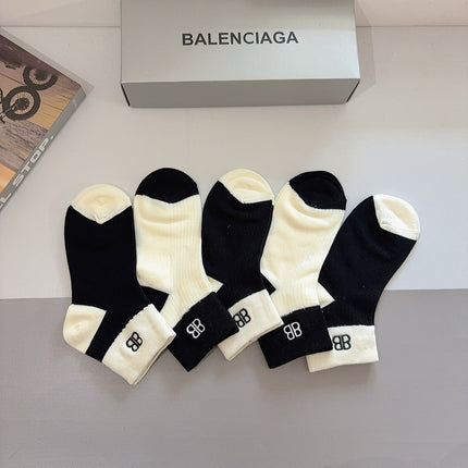 BALENCIAGA 26S ANKLE SOCKS 421033 (1 BOX)