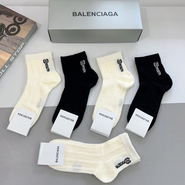 BALENCIAGA 26S ANKLE SOCKS 247838 (1 BOX)