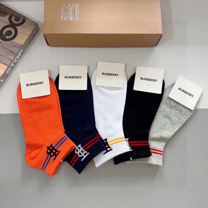 BURBERRY 26S ANKLE SOCKS 407121 (1 BOX)