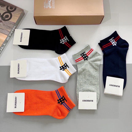 BURBERRY 26S ANKLE SOCKS 407121 (1 BOX)