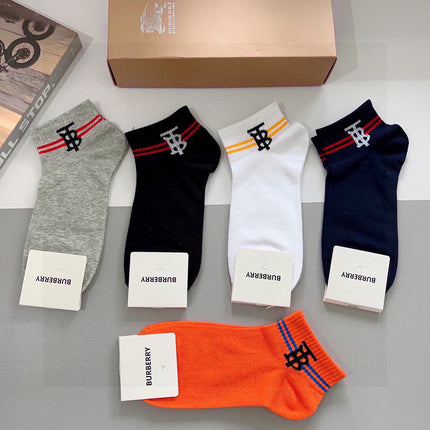 BURBERRY 26S ANKLE SOCKS 407121 (1 BOX)