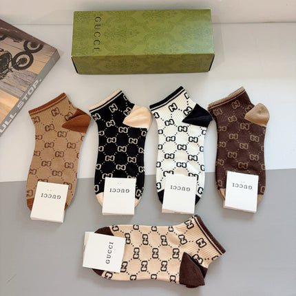 GUCCI 26S ANKLE SOCKS 408681 (1 BOX)