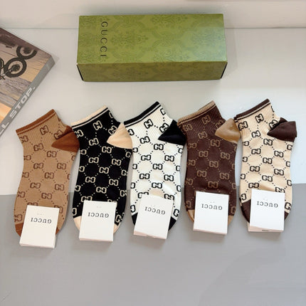 GUCCI 26S ANKLE SOCKS 408681 (1 BOX)