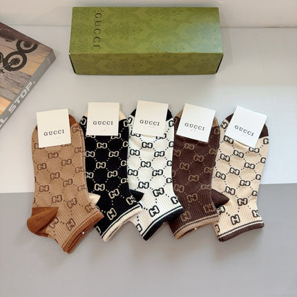 GUCCI 26S ANKLE SOCKS 408681 (1 BOX)