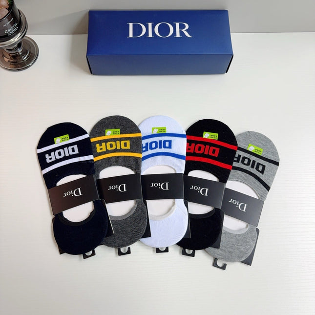 DIOR 26S NO-SHOW SOCKS 415774 (1 BOX)