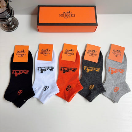 HERMES 26S ANKLE SOCKS 410369 (1 BOX)