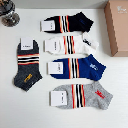 BURBERRY 26S ANKLE SOCKS 408719 (1 BOX)