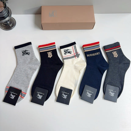 BURBERRY 26S ANKLE SOCKS 421061 (1 BOX)