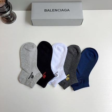 BALENCIAGA 26S ANKLE SOCKS 419308 (1 BOX)