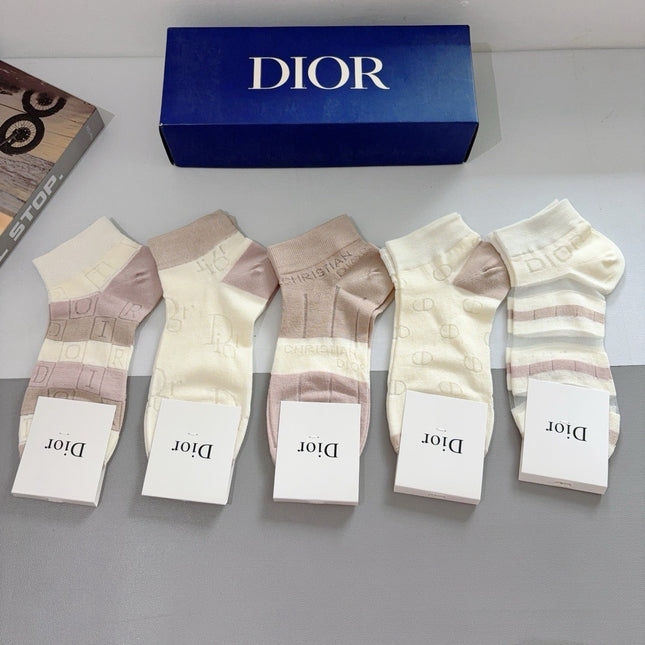 DIOR 26S ANKLE SOCKS 398798 (1 BOX)