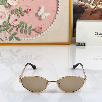 CELINE 26S OVAL FRAME IN METAL 483535