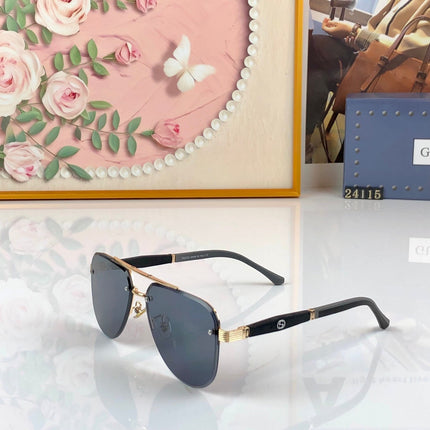 GUCCI 26S AVIATOR FRAME IN METAL 426533
