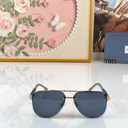 GUCCI 26S AVIATOR FRAME IN METAL 426533