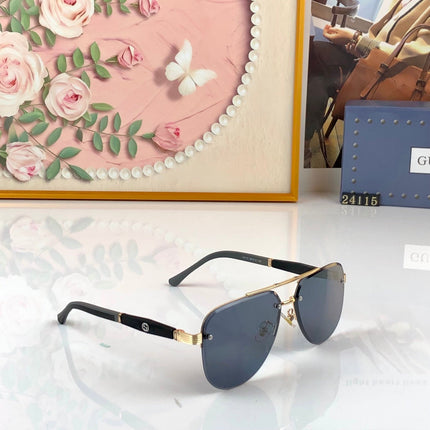 GUCCI 26S AVIATOR FRAME IN METAL 426533