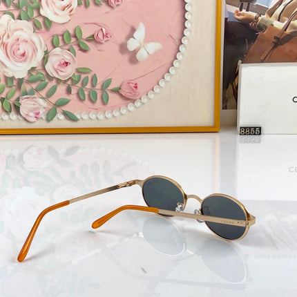 CELINE 26S OVAL FRAME IN METAL 490675
