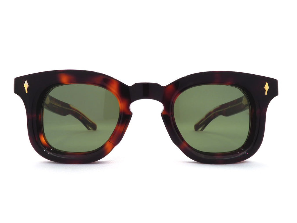 SQUARE SUNGLASSES 617107 IN BROWN MIXD RED HAVANA ACETATE