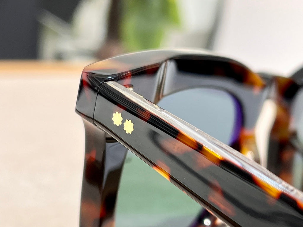 SQUARE SUNGLASSES 617107 IN BROWN MIXD RED HAVANA ACETATE