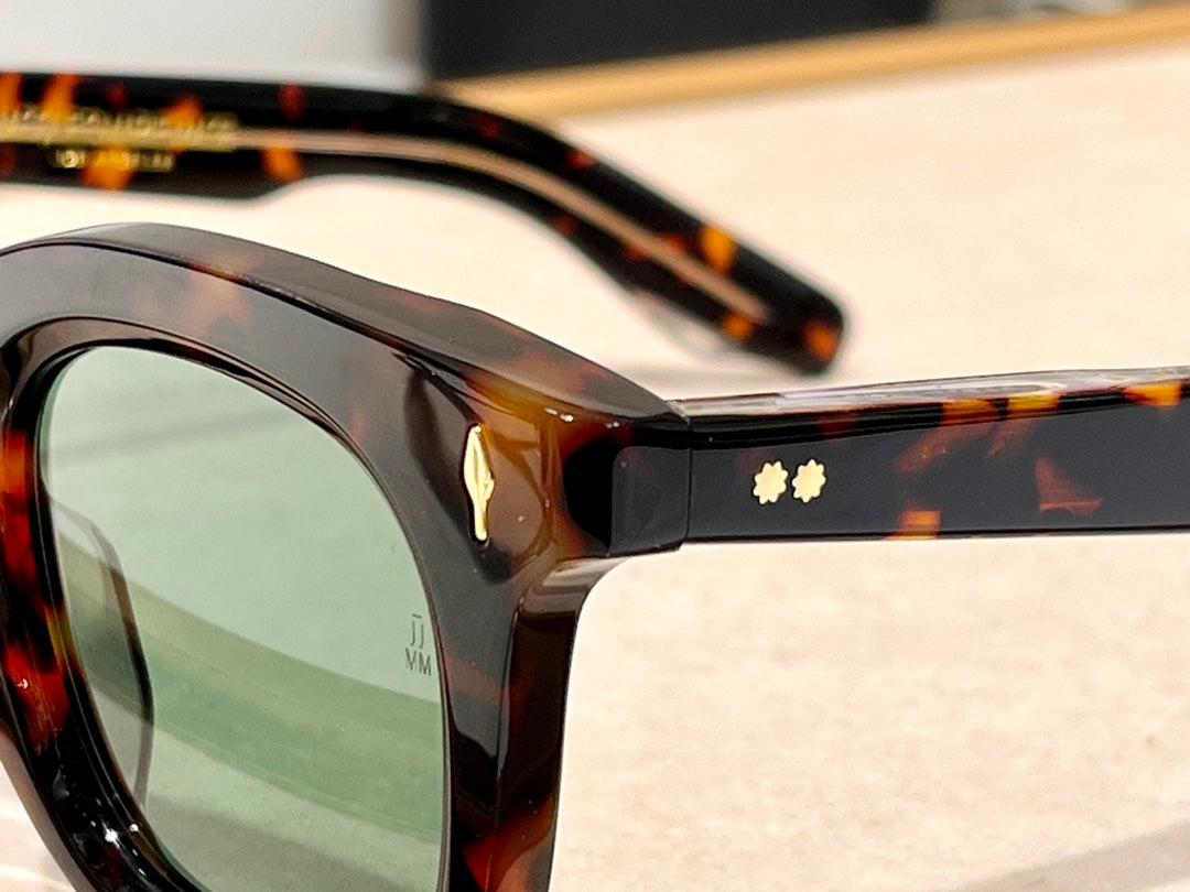 SQUARE SUNGLASSES 617107 IN BROWN MIXD RED HAVANA ACETATE