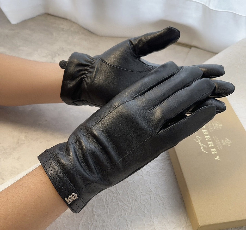 GLOVES IN BLACK LAMBSKIN 439186