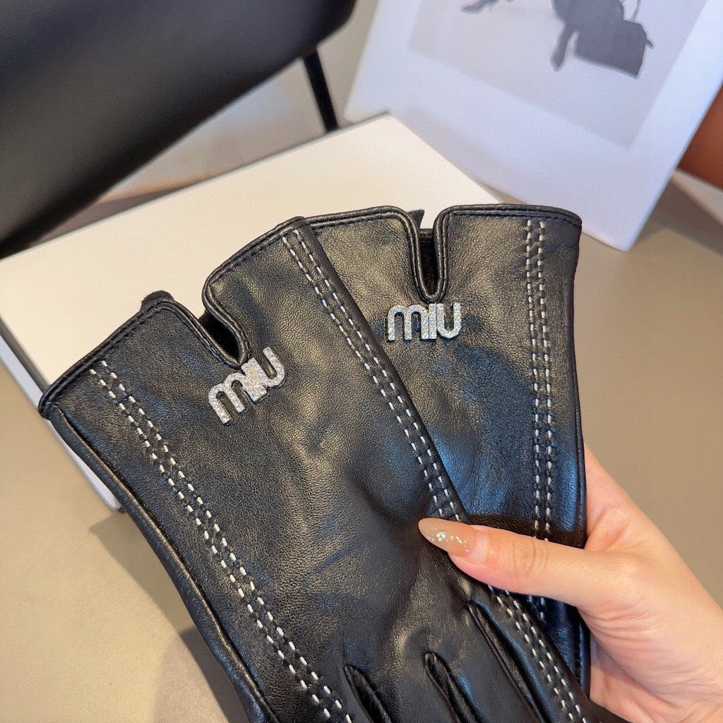 CLASSIC LAMBSKIN GLOVES BLACK 405990