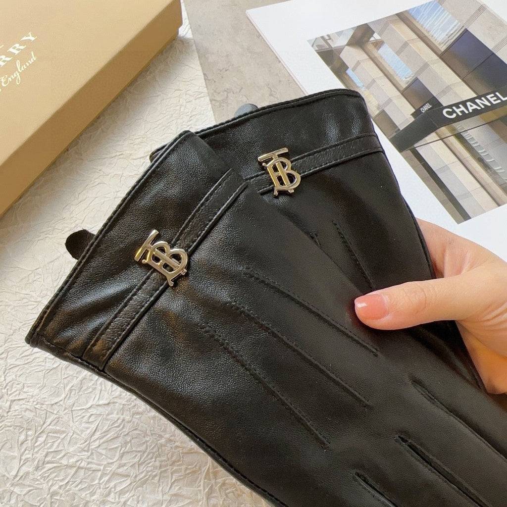 GLOVES IN BLACK LAMBSKIN 467987