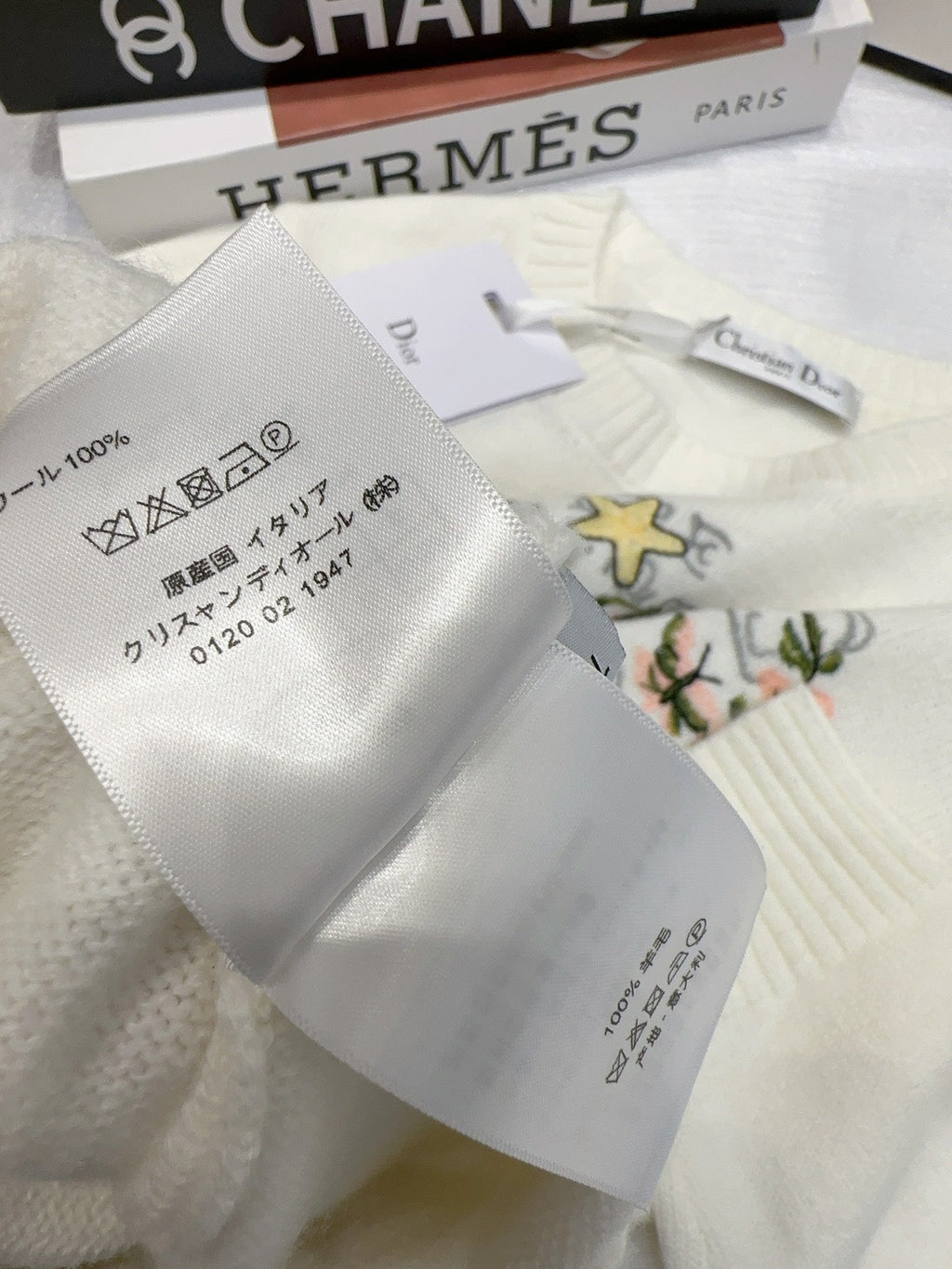 DIOR 25S LONG-SLEEVE CREWNECK SWEATER 675